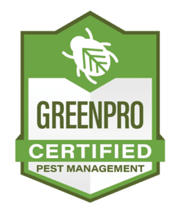 Badge de certification Greenpro en gestion parasitaire